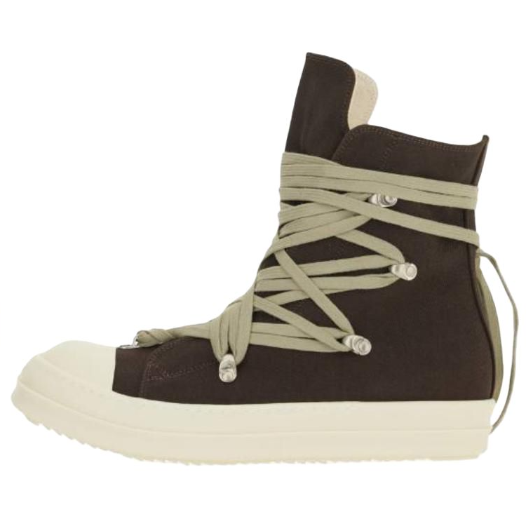 Rick Owens DRKSHDW High top Skateboard Shoes Men's Brown