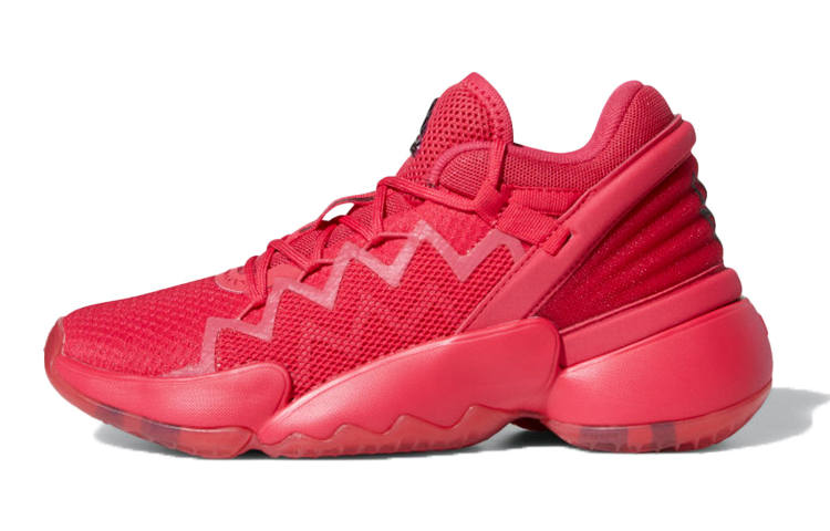 Adidas CRAYOLA x Adidas D.O.N. Issue #2 J 'Power Pink' Breathable Low top Children's Basketball Shoes Red Teenagers