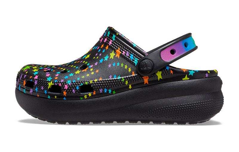 Crocs Crocs Classic Phantom Disco Sports Sandals Black Multicolor Kids'