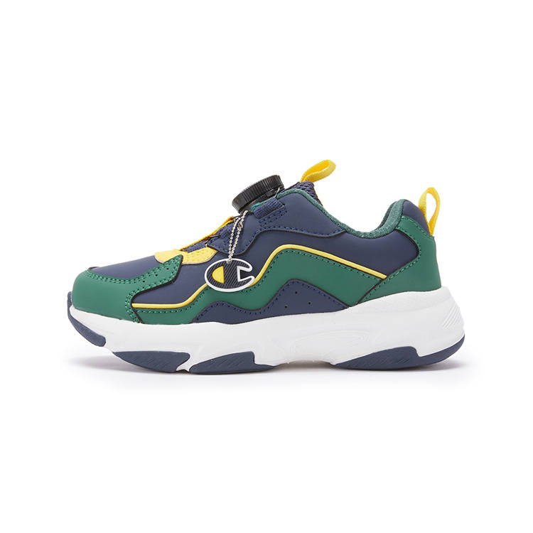 Champion Kids Slip Resistant Abrasion Resistant Low top Kids Lifestyle Shoes Dark Green Children Aged 3 7 Years Old