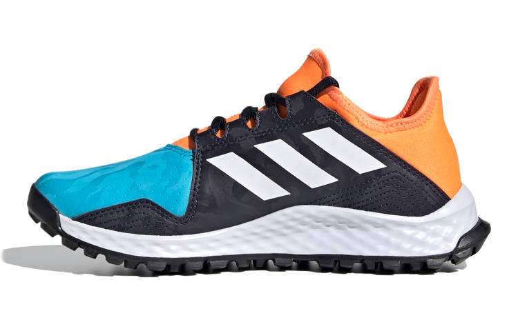 Adidas Adidas Slip Resistant Low top Kids' Running Shoes Black Orange Blue Kids'