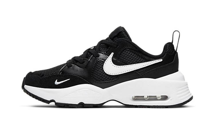 Nike Nike Air Max Fusion Kids Lifestyle Shoes Black White Children Aged 3 7 Years Old