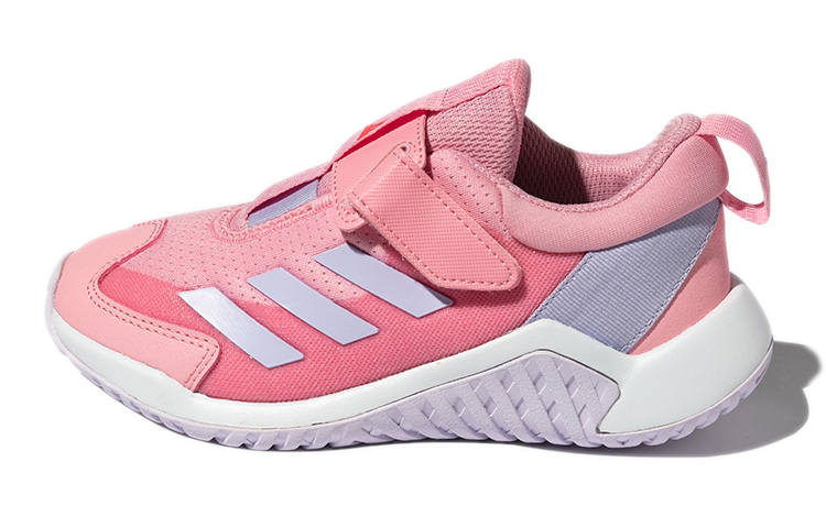 Adidas Adidas 4Uture Sport Ac K Hook and loop Slip Resistant Anti Kick Low top Kids' Running Shoes Pink Purple Kids'