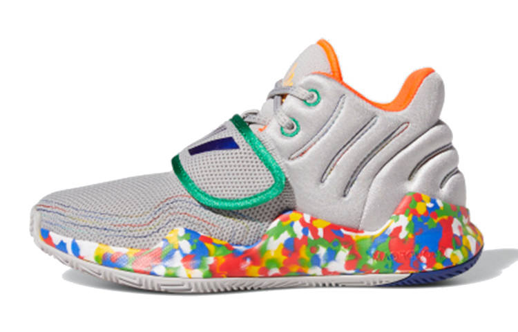 Adidas Adidas Deep Threat Slip Resistant, Abrasion Resistant, Breathable Low top Children's Basketball Shoes Teenagers