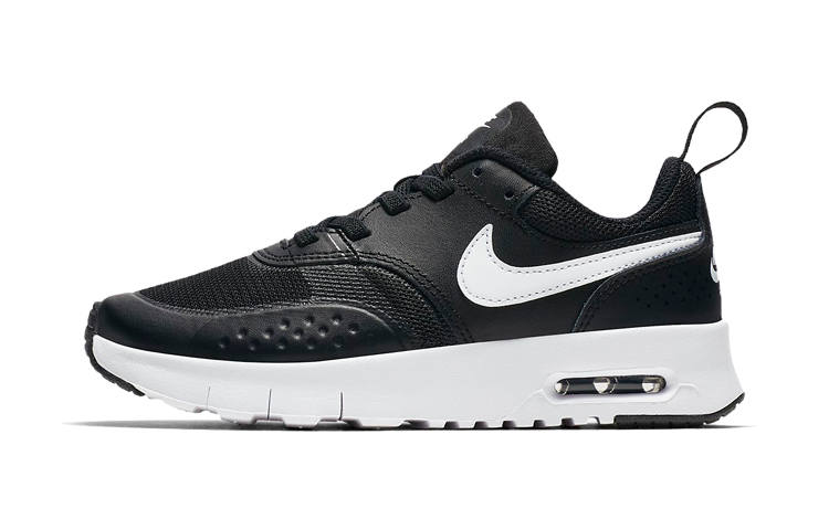 Nike Nike Air Max Vision Abrasion Resistant Low top Kids Lifestyle Shoes Black White Children Aged 3 7 Years Old