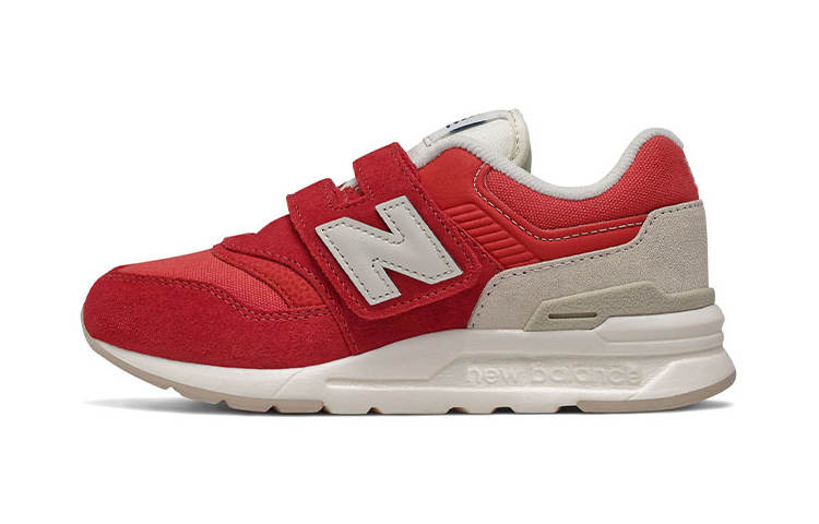 New Balance New Balance Hook And Loop 997H Kids Lifestyle Shoes Gray Red Children Aged 3 7 Years Old