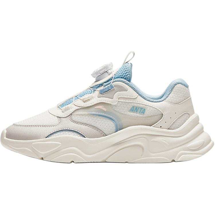 Antakids Low top Casual Shoes White Gray Blue Teenagers