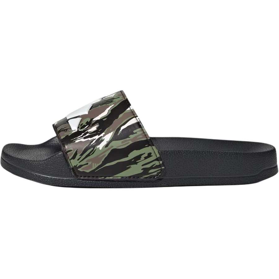 Adidas Kids' Adidas ADILETTE SHOWER Outdoor Slippers Black Green