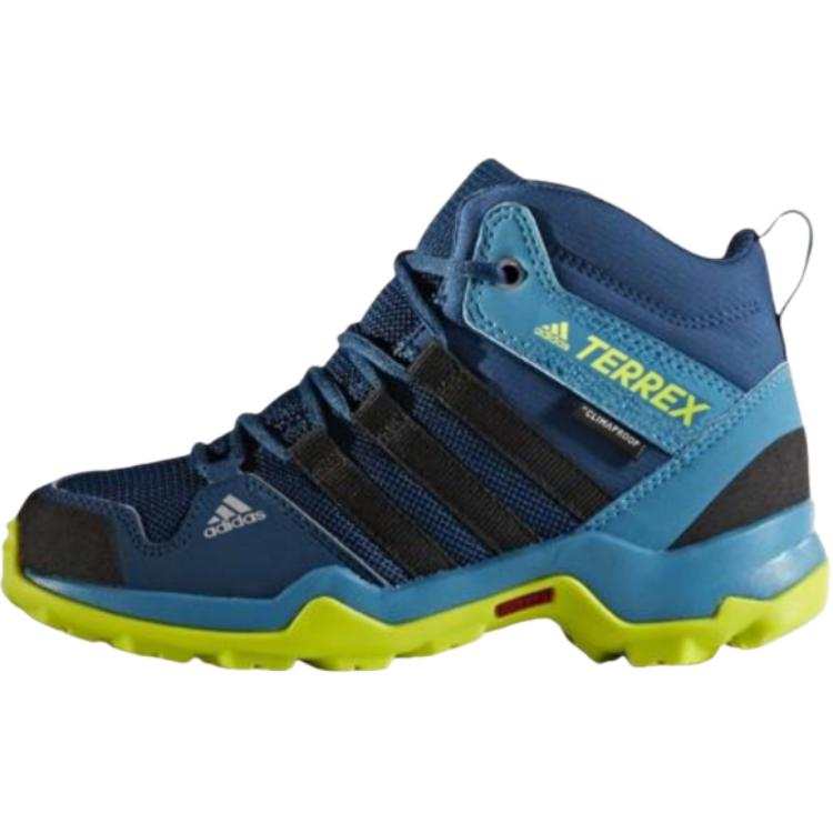 Adidas Adidas Terrex Ax2r Slip Resistant Abrasion Resistant Mid top Kids' Outdoor Shoes Blue Kids'