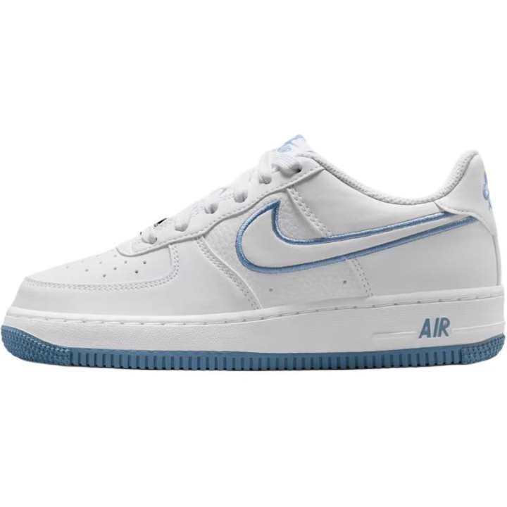 Nike Nike Air Force 1 Low top Skateboard Shoes White Blue Unisex