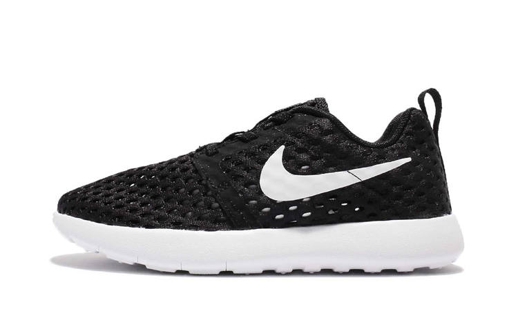 Nike Nike Roshe One Flight Weight Low top Kids' Running Shoes Black White Children Aged 3 7 Years Old