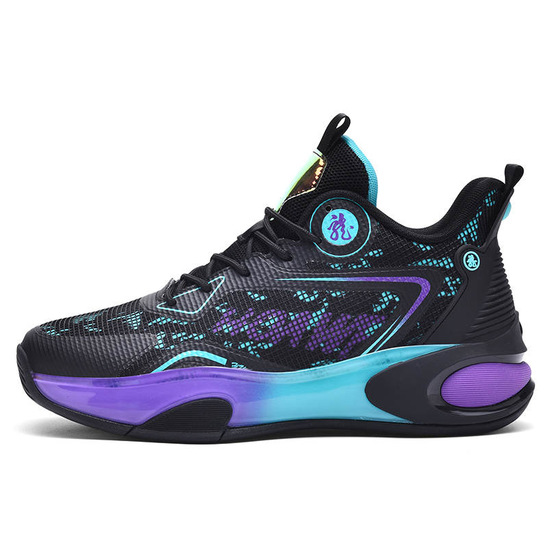 HBRK Slip Resistant And Breathable Slip Resistant And Breathable Mid top Children's Basketball Shoes Teenagers
