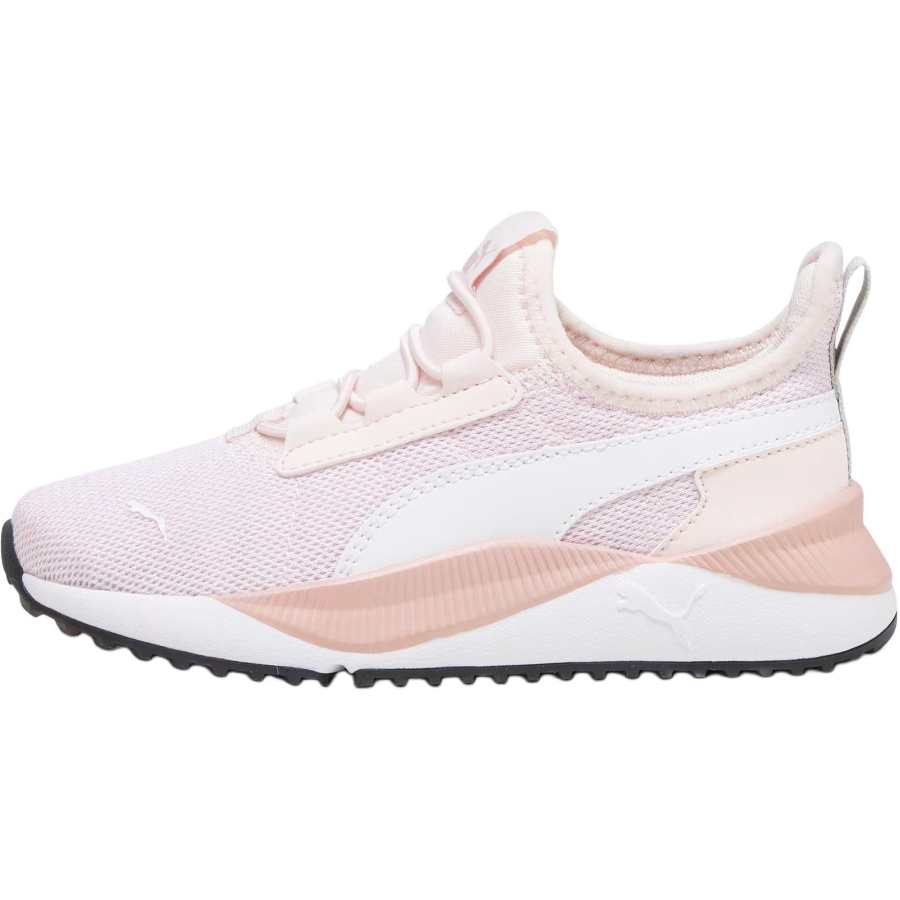PUMA Pacer Easy Street Abrasion Resistant Breathable Lightweight Cushioning Low top Kids' Running Shoes Pink