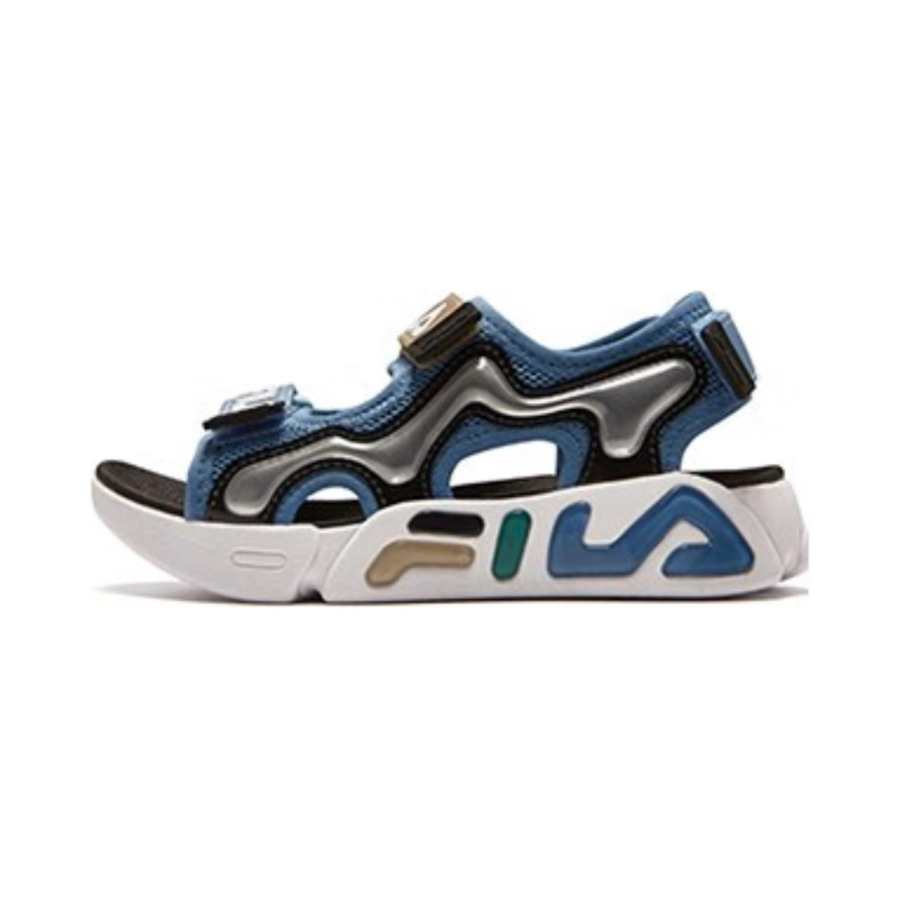 FILA KIDS Comfortable Slip Resistant Abrasion Resistant Children's Sandals Blue Children Aged 3 7 Years Old