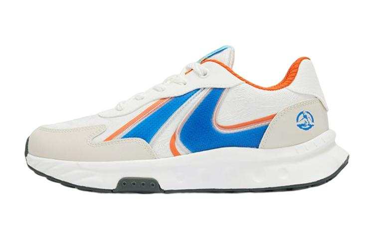 XTEP Slip Resistant Low top Sports Casual Shoes Tea White Blue Teenagers