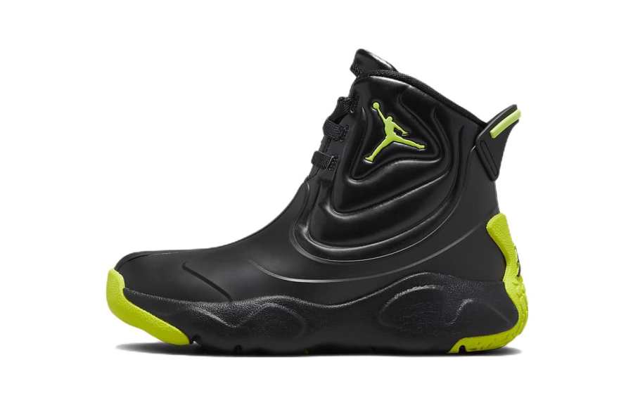 Jordan Jordan Drip 23 Slip Resistant Cushioning Abrasion Resistant High top Kids' Outdoor Shoes Black Green