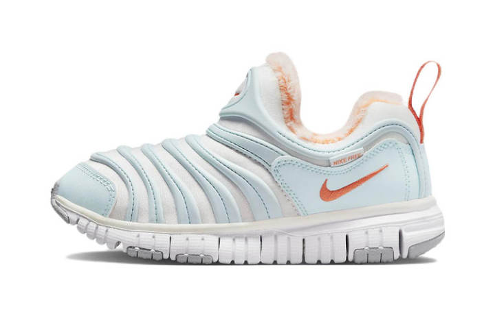 Nike Nike Dynamo Free SE Fleece Lined Comfortable, Lightweight Low top Kids Lifestyle Shoes Blue Gray Kids'
