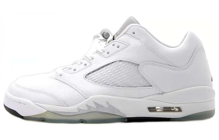 Jordan Jordan 5 Retro Low Metallic White Women's