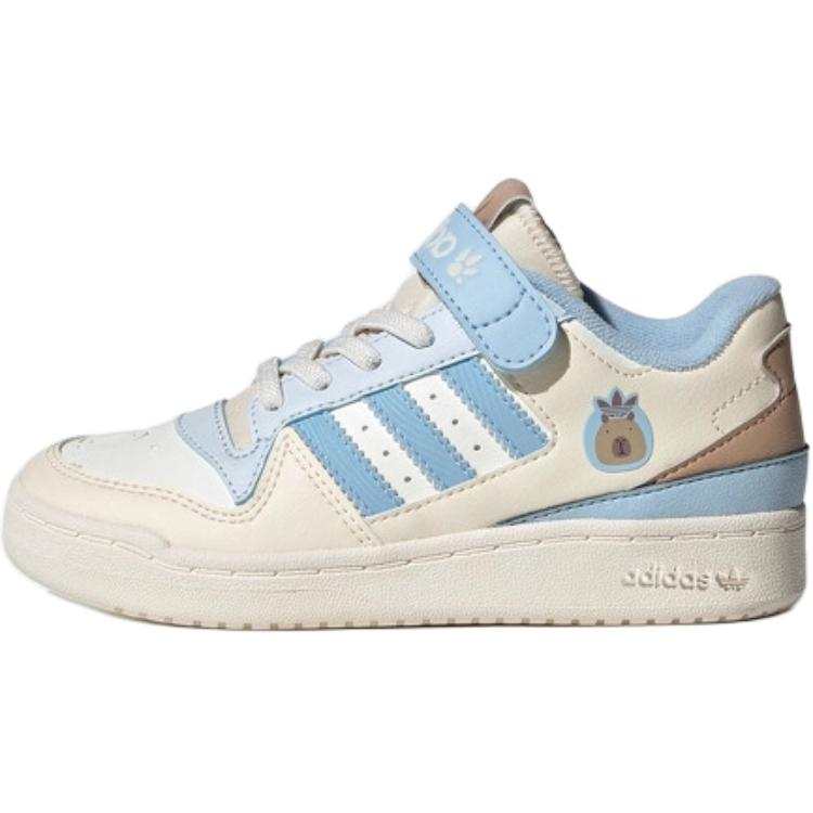 Adidas Originals FORUM Low top Kids' Skateboarding Shoes Blue Children Aged 3 7 Years Old