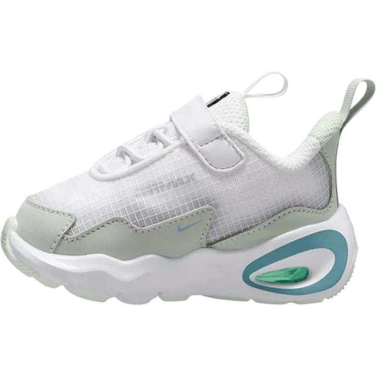 Nike Nike Air Max Nova Abrasion Resistant Low top Toddler Shoes White Green Infant And Toddler