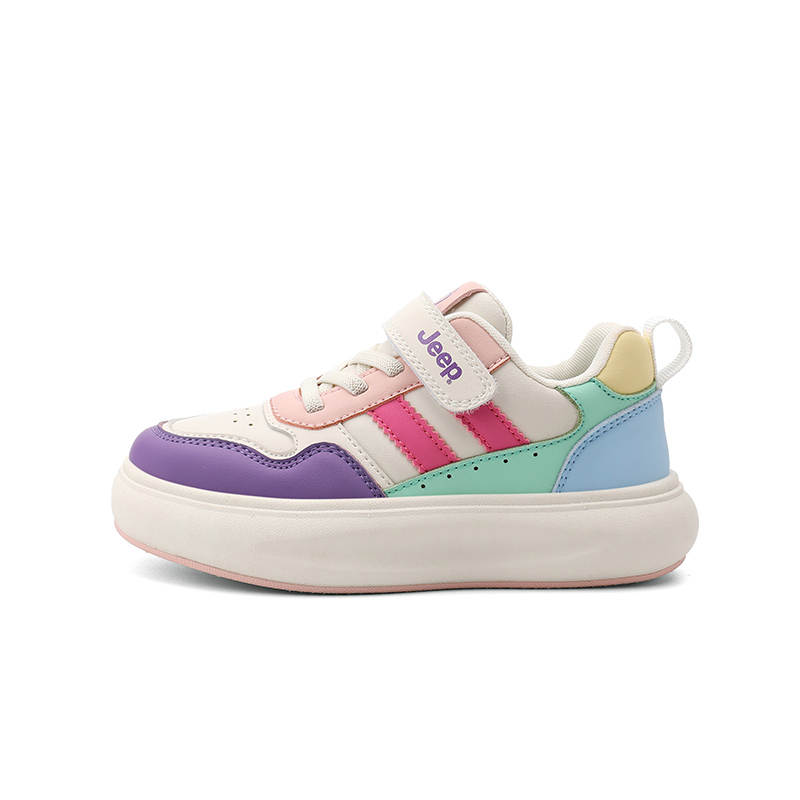 Jeep Synthetic Leather Anti Kick, Abrasion Resistant, And Breathable Low top Kids' Skateboarding Shoes Kids'