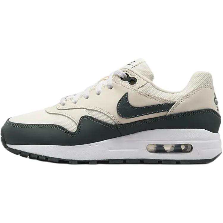 Nike Nike Air Max 1 Low top Running Shoes Beige Green Unisex