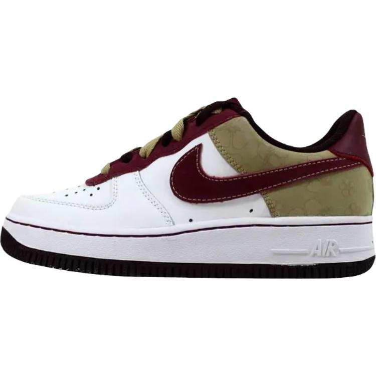Nike Nike Air Force 1 Kids' Skateboarding Shoes White Red Kids'