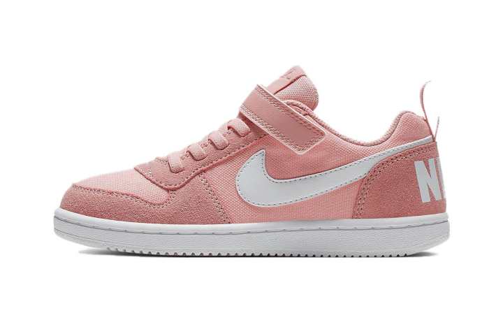 Nike Nike Court Borough Slip Resistant, Abrasion Resistant, Breathable Low top Kids' Running Shoes Pink