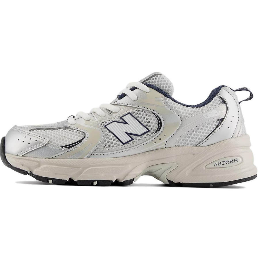 New Balance New Balance NB 530 Comfortable Low top Kids' Running Shoes White Blue Silver Unisex