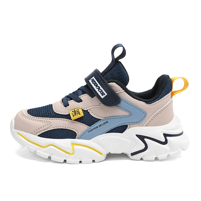 GONGNIUMEILI Abrasion Resistant Breathable Abrasion Resistant Breathable Kids Lifestyle Shoes Dark Blue Kids'