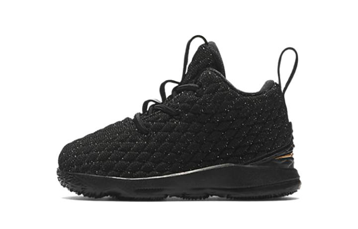 Nike Nike Lebron 15 'Ashes' James 15 Slip Resistant Cushioning Slip Resistant Cushioning Low top Toddler Shoes Black