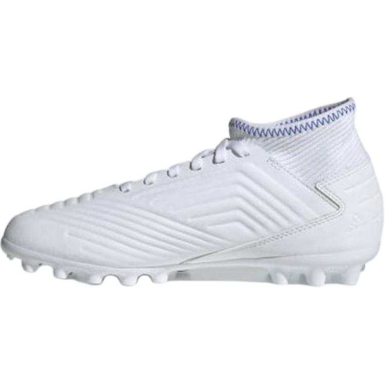 Adidas Adidas Predator 19.3 Slip Resistant Abrasion Resistant Mid top Kids' Soccer Shoes White Teenagers