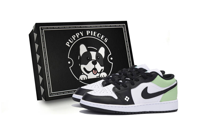 Jordan Jordan Air Jordan 1 Low Leather Low top Children's Basketball Shoes White Teenagers