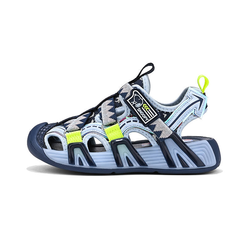 SNOOPY Slip Resistant, Abrasion Resistant, Breathable, Lightweight Cushioning Low top Children's Sandals Blue Kids'