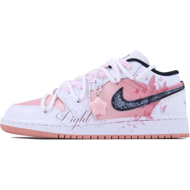 Jordan Jordan Air Jordan 1 Low Leather Slip Resistant Abrasion Resistant Slip Resistant Abrasion Resistant Low top