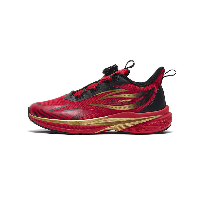 361°KIDS Gale 1.0 Synthetic Leather, Textile Low top Running Shoes Red Unisex