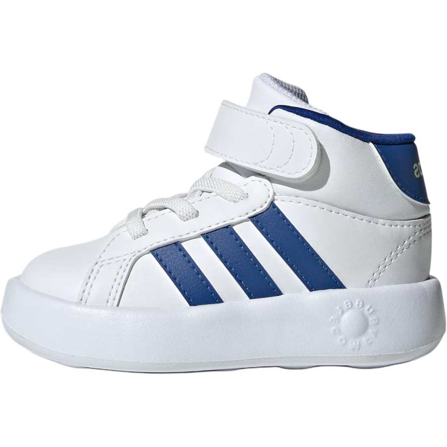 Adidas Adidas GRAND COURT Synthetic Leather Abrasion Resistant Abrasion Resistant Mid top Toddler Shoes White