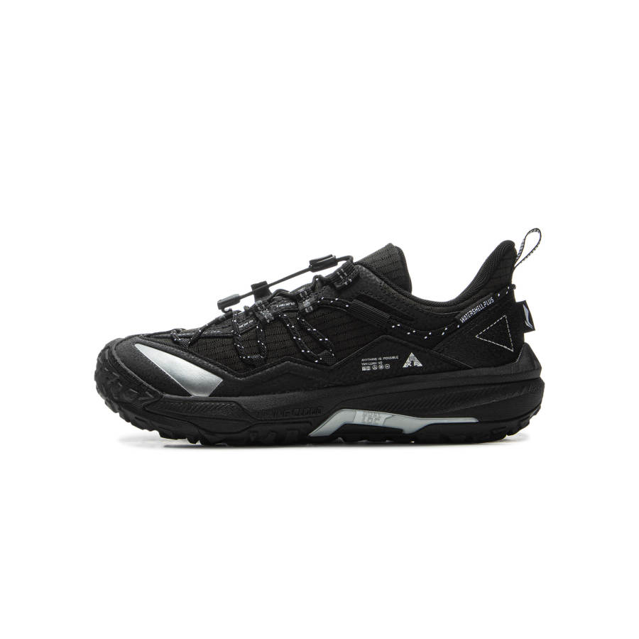 Li-Ning YOUNG Li Ning YOUNG Outdoor Synthetic Leather, Textile Comfortable Cushioning Rebound Support Kids' Outdoor Shoes Black Kids'