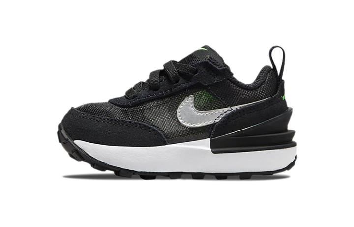 Nike Nike Waffle One Low top Toddler Shoes Black Green Infant And Toddler