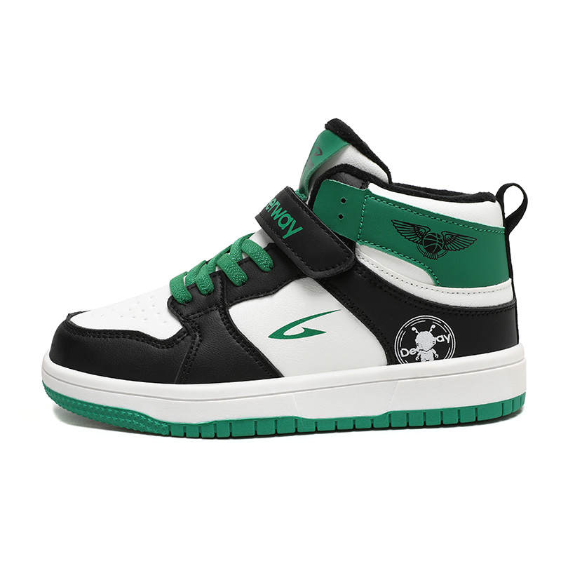 DEERWAY Synthetic Leather Slip Resistant Anti Kick Abrasion Resistant Rebound Waterproof Lightweight Cushioning