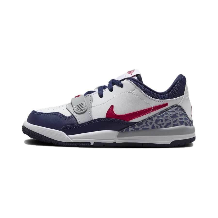 Jordan Jordan Legacy 312 Slip Resistant Abrasion Resistant Support Low top Children's Basketball Shoes White