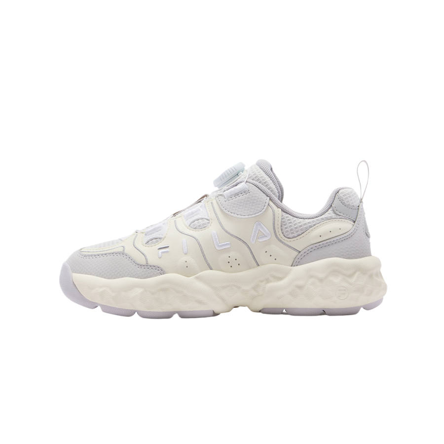 FILA KIDS Heritage FHT Children's Basketball Shoes Lunar Rock Gray Lotus Gray