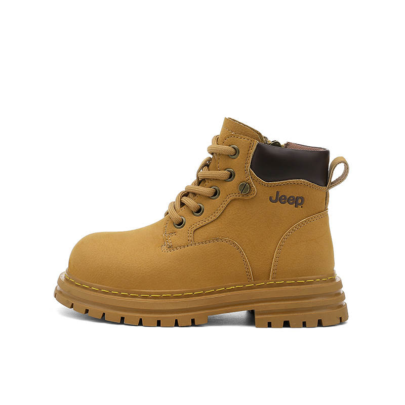 Jeep Explorer 2.0 Boys And Girls Combat Boots Slip Resistant Anti Kick Cushioning Abrasion Resistant High Top