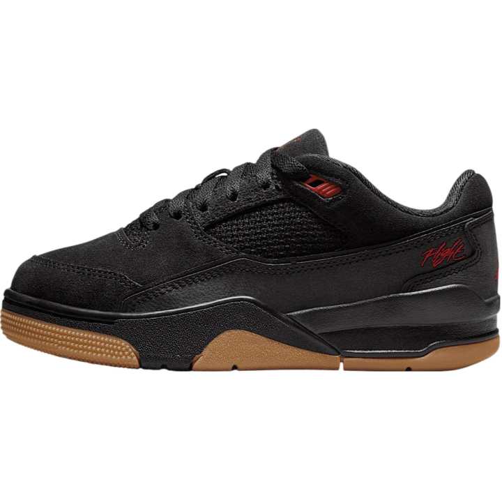 Jordan Jordan FLIGHT COURT Low top Basketball Shoes Black Red Unisex