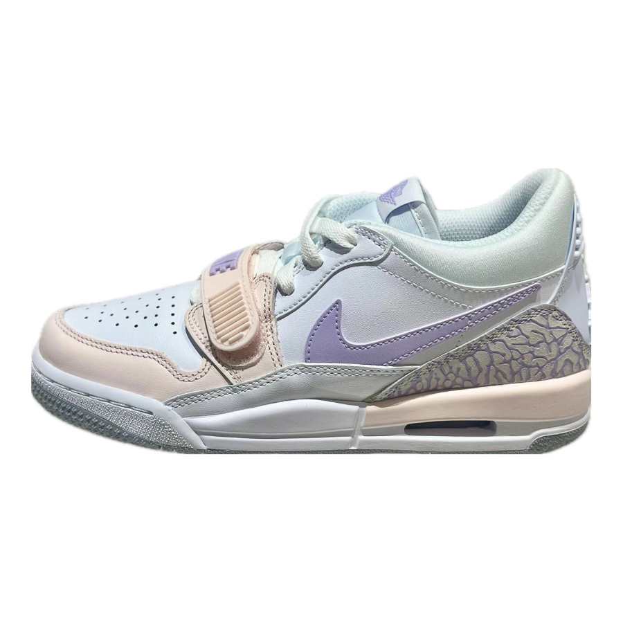 Jordan Jordan Legacy 312 Mid top Basketball Shoes Pink Purple Unisex