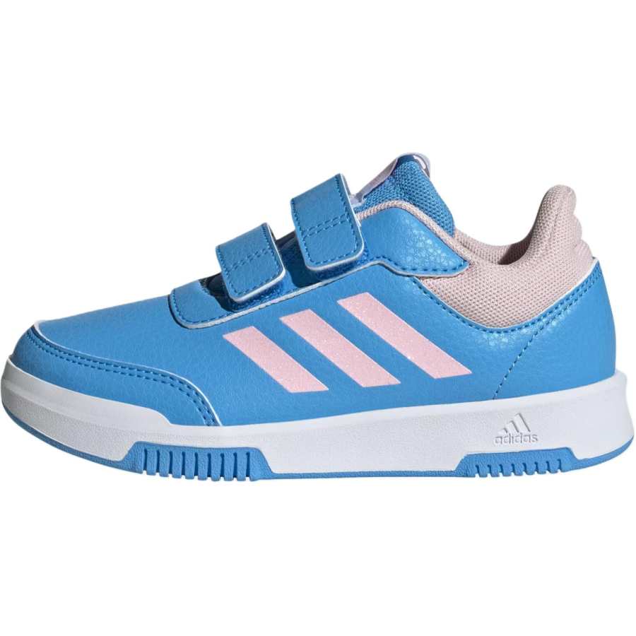 Adidas Adidas Tensaur Slip Resistant Abrasion Resistant Low top Kids' Skateboarding Shoes Pink Blue Kids'