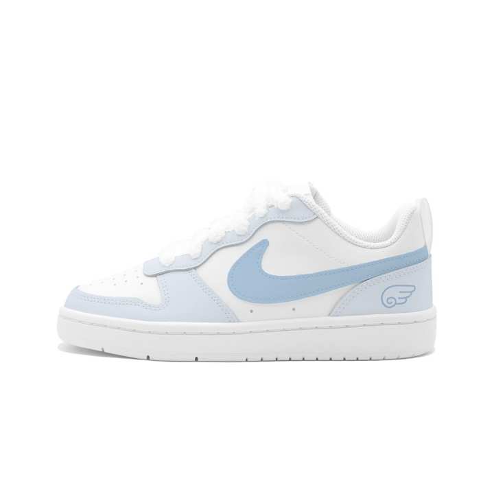 Nike Nike Court Borough Winter Mist Light Feather Leather Slip Resistant Cushioning Abrasion Resistant