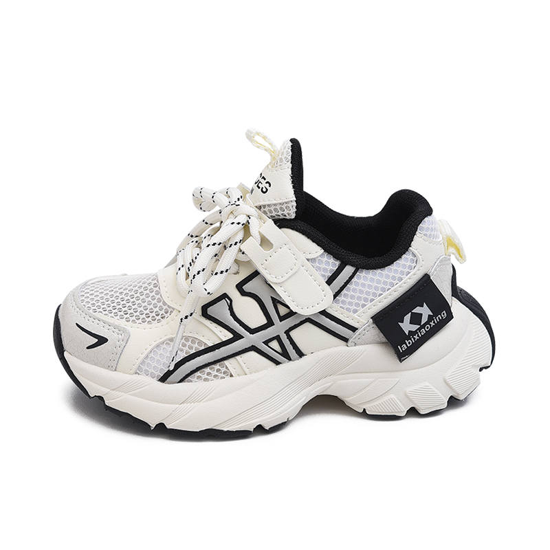 BODING BODING Slip Resistant Breathable Lightweight Cushioning Low top Casual Shoes Kids'