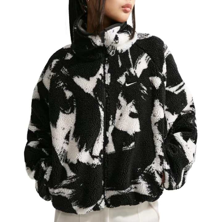 Nike Nike Sportswear Velvet feel Coat Women's Black White