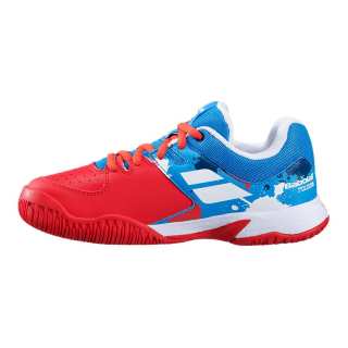 Babolat Slip Resistant Abrasion Resistant Slip Resistant Abrasion Resistant Low top Kids' Training Shoes Red Blue Kids'